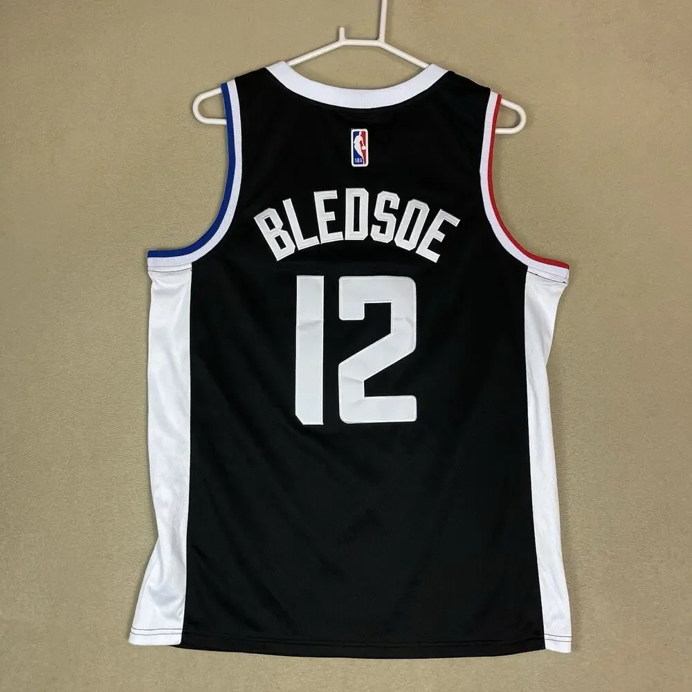 Nike Los Angeles Clippers Eric Bledsoe NBA Jersey #12 Mens‎ 48 Black
